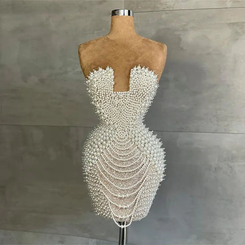 party dresses with tassels Green Tassel Dresses for Ladies Off Shoulder Tube Top Empire Evening Cocktal Club Party Gowns Large Size 4XL Fringe Outfits