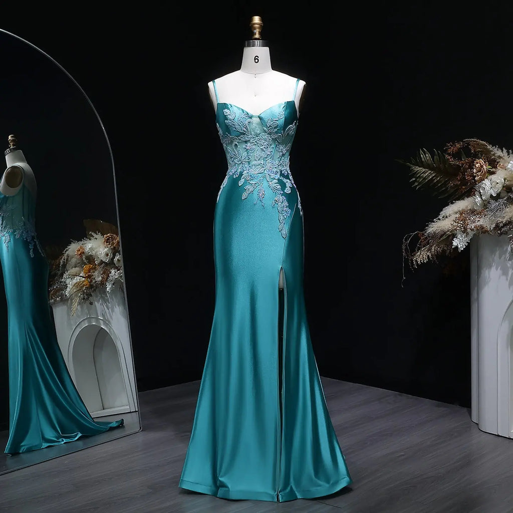 teal and silver bridesmaid dresses Light Blue High Low Bridesmaid Dress Tea Length Bridesmaid Dresses ARD1376