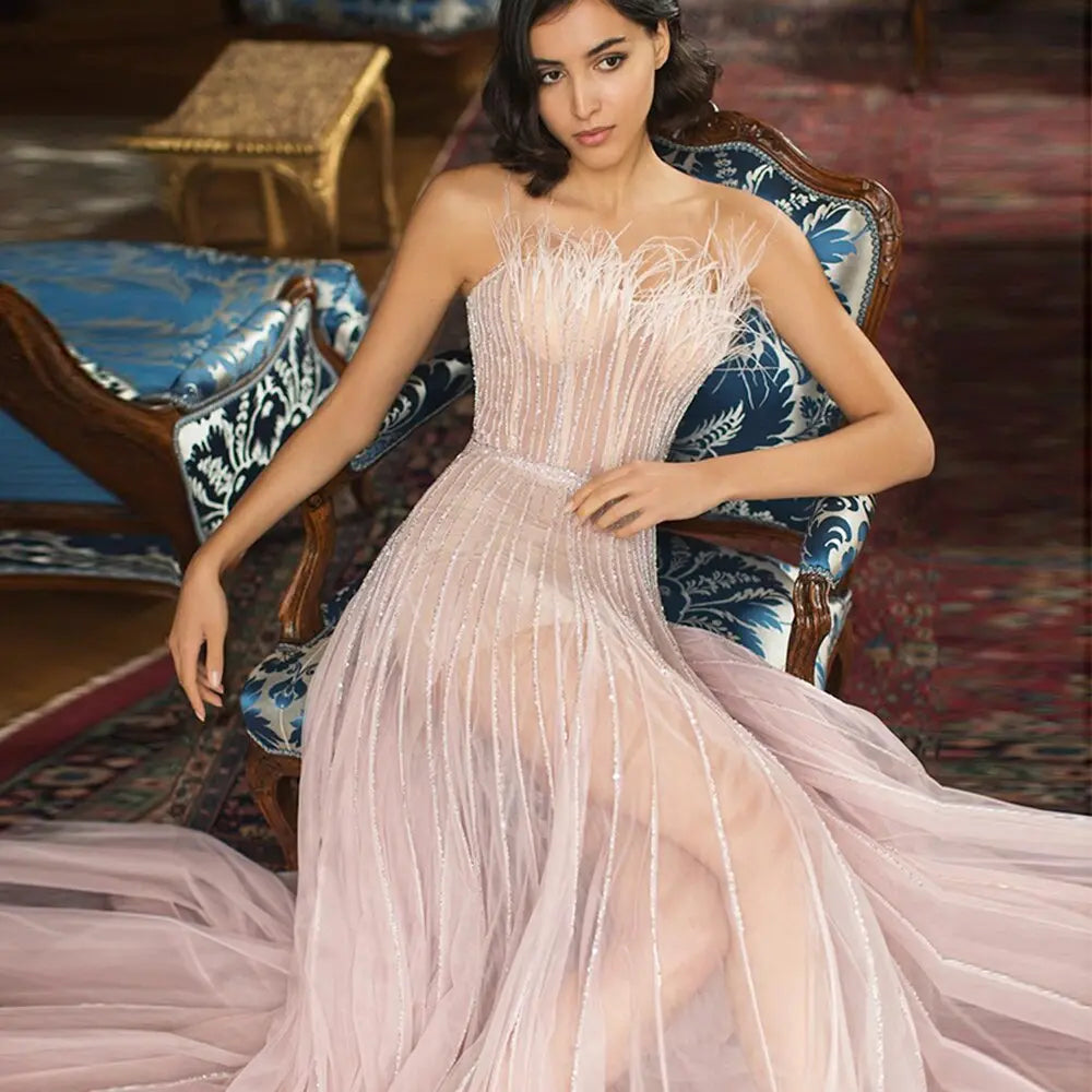extravagant pink dresses Sunnypetal Luxury Pink Beaded Flower Girl Dresses Ruffles Tulle Pagean   sunnypetal