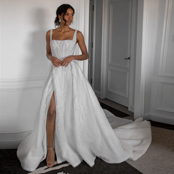 Overskirt Wedding Dress