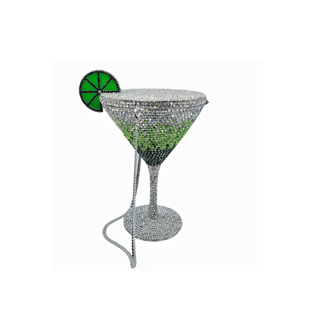 Cocktail Goblet Diamond Evening Clutch 