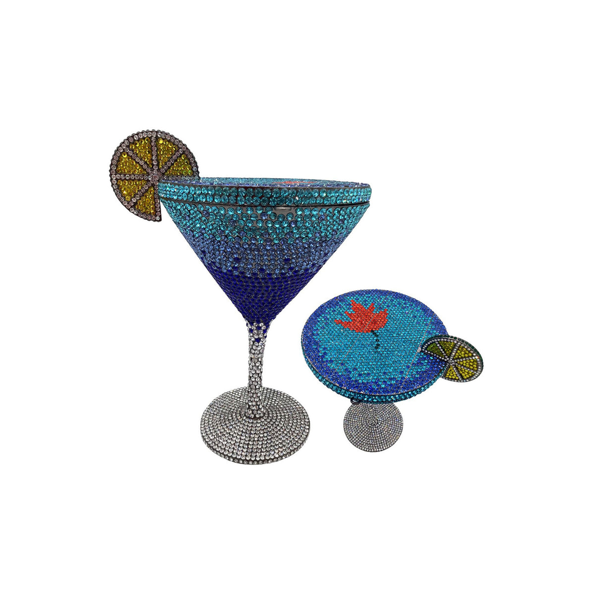 Cocktail Goblet Diamond Evening Clutch 