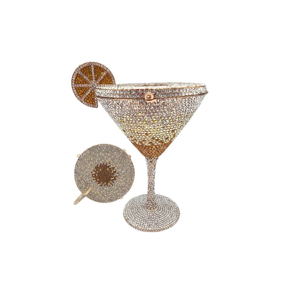 Cocktail Goblet Diamond Evening Clutch 