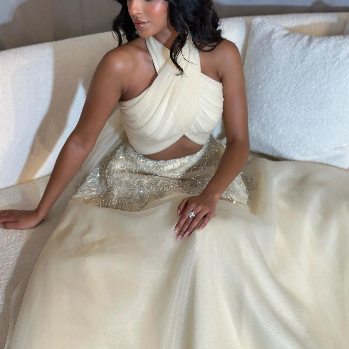 Elegant Beige Evening Dress for Every Occasion SHARONSAID Elegant Beige Evening Dress for Every Occasion SHARONSAID
