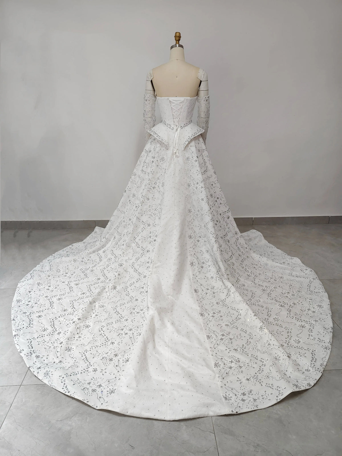 floral caviar bead off the shoulder wedding dress Lace Off-the-Shoulders Wedding Dress Charlotte