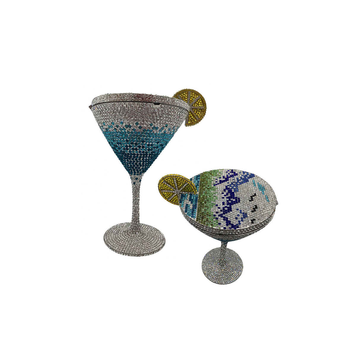 Cocktail Goblet Diamond Evening Clutch 