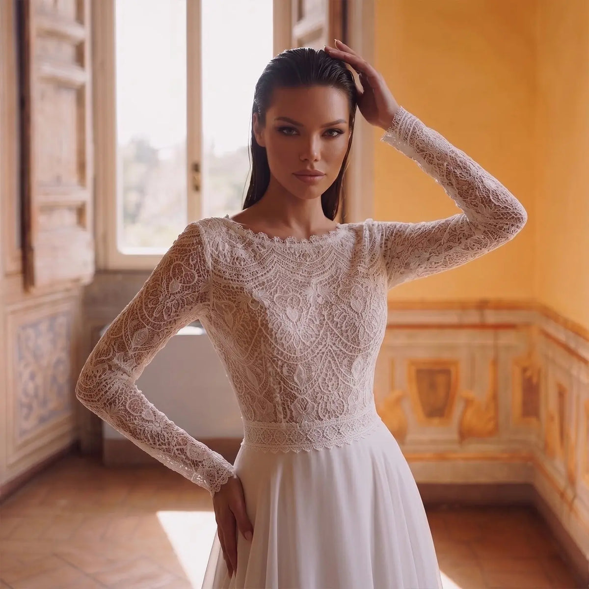 wedding dress with chiffon overlay Wedding Dress With Chiffon Overlay