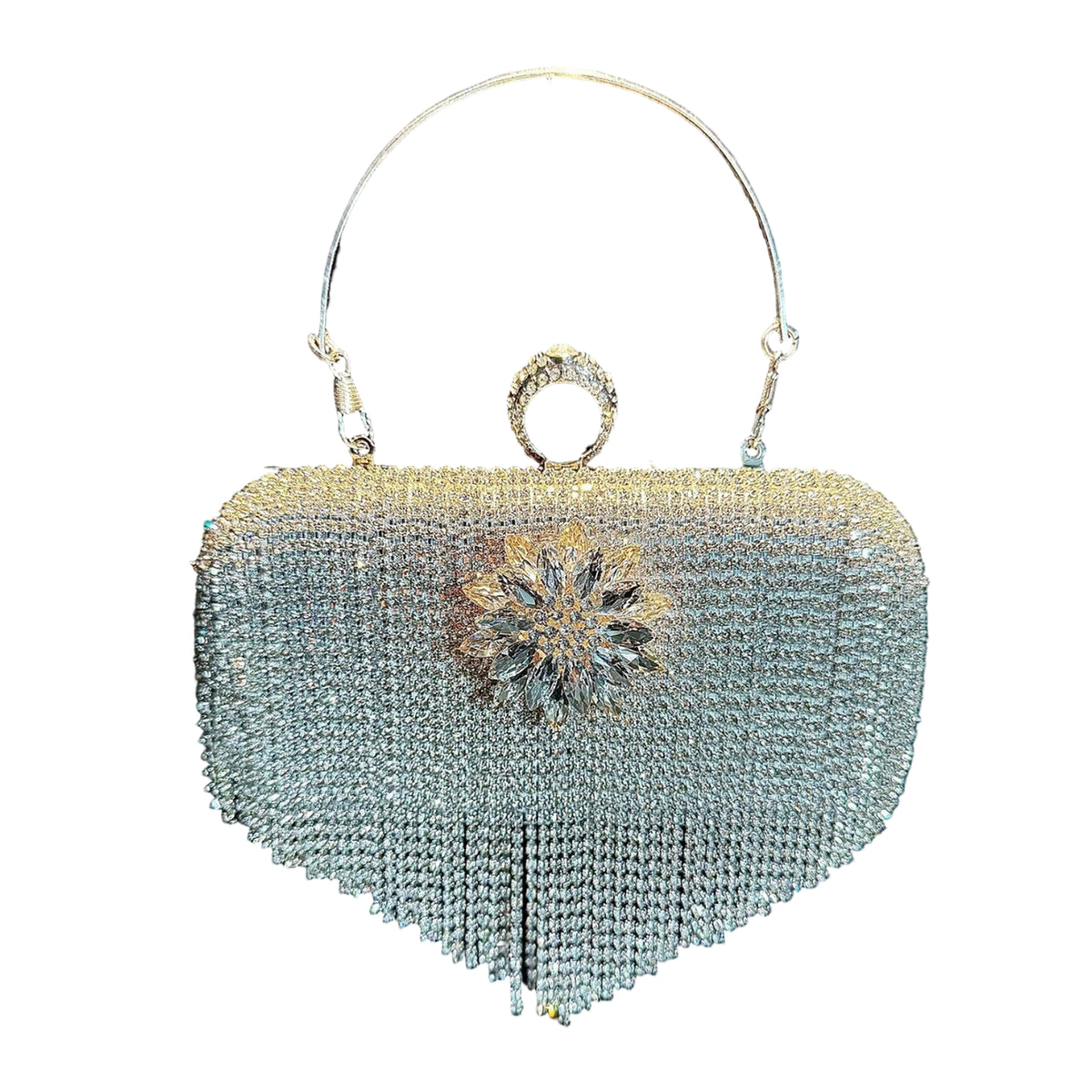Diamond-studded Tassel Crossbody Evening Bag HB004 