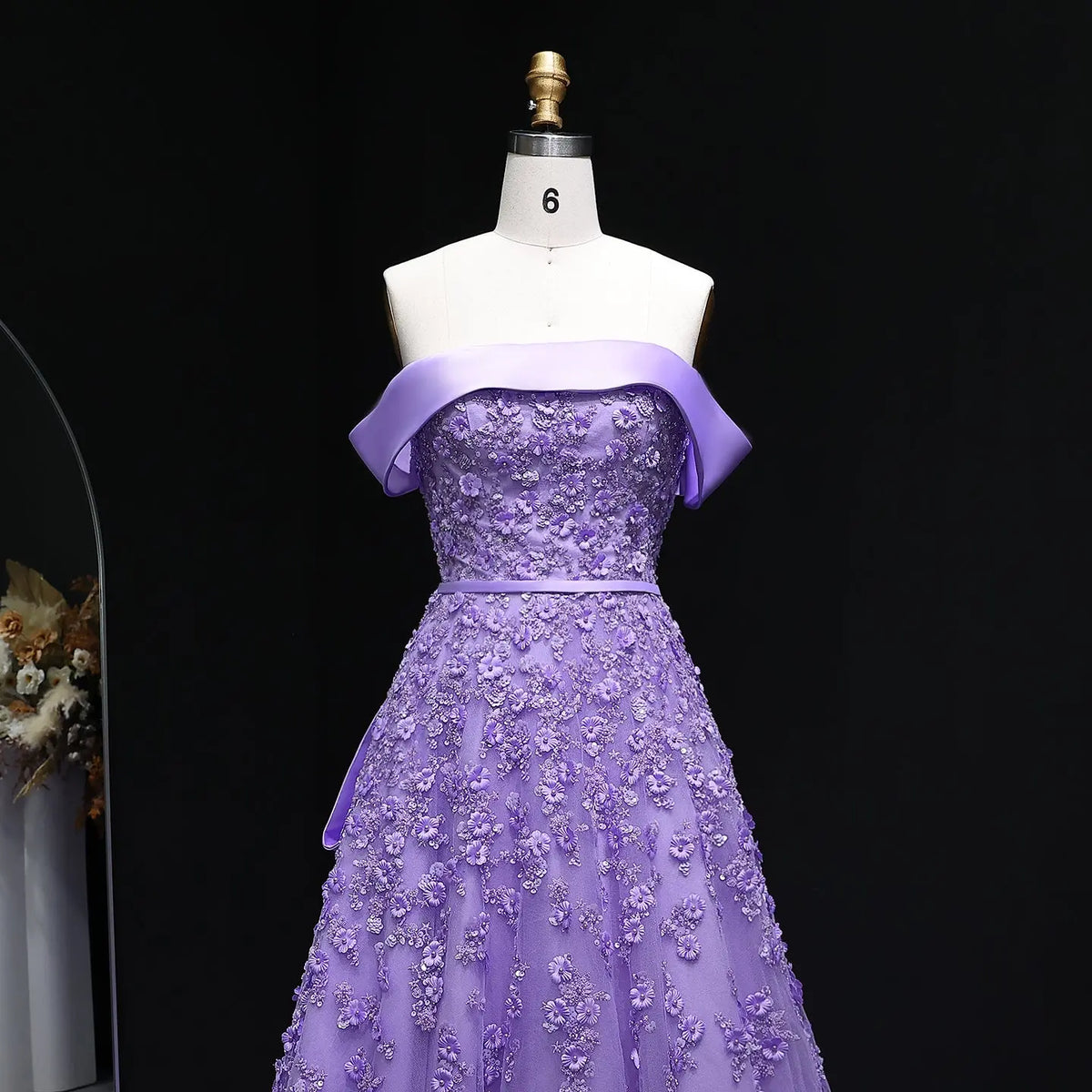 Luxury Beaded Lilac Mermaid Evening Dress with Overskirt SS556 - SHARONSAID Luxury Beaded Lilac Mermaid Evening Dress with Overskirt SS556 - SHARONSAID