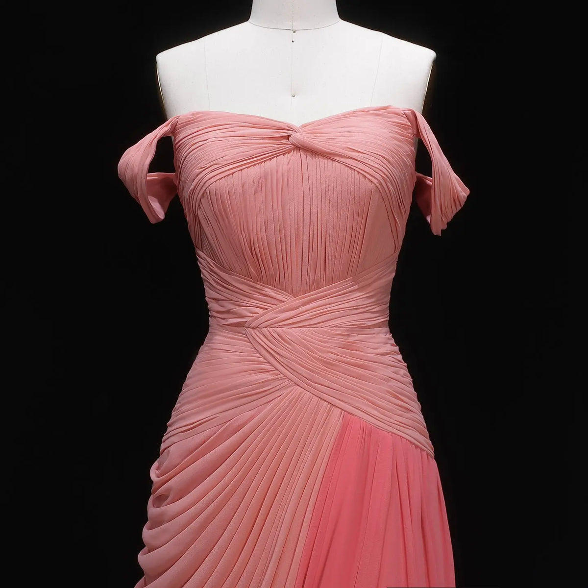 off shoulder coral dress Off the Shoulder Coral Short Princess Dress Dressesforparty