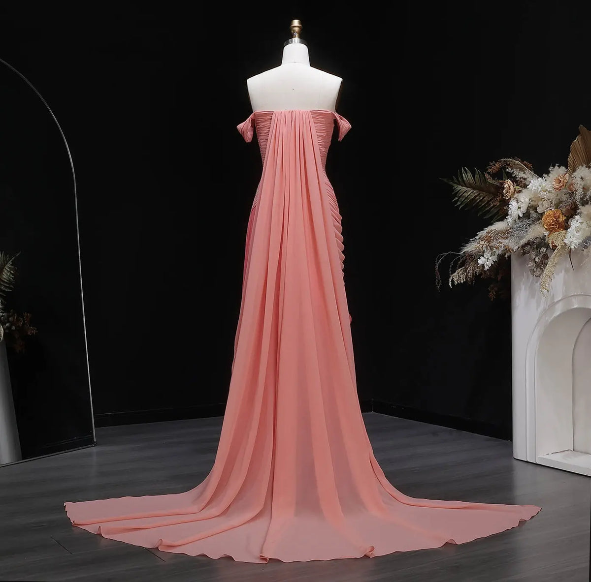 pleated coral dress ASOS DESIGN pleated bodice strappy pleat midi dress with tie back detail in coral