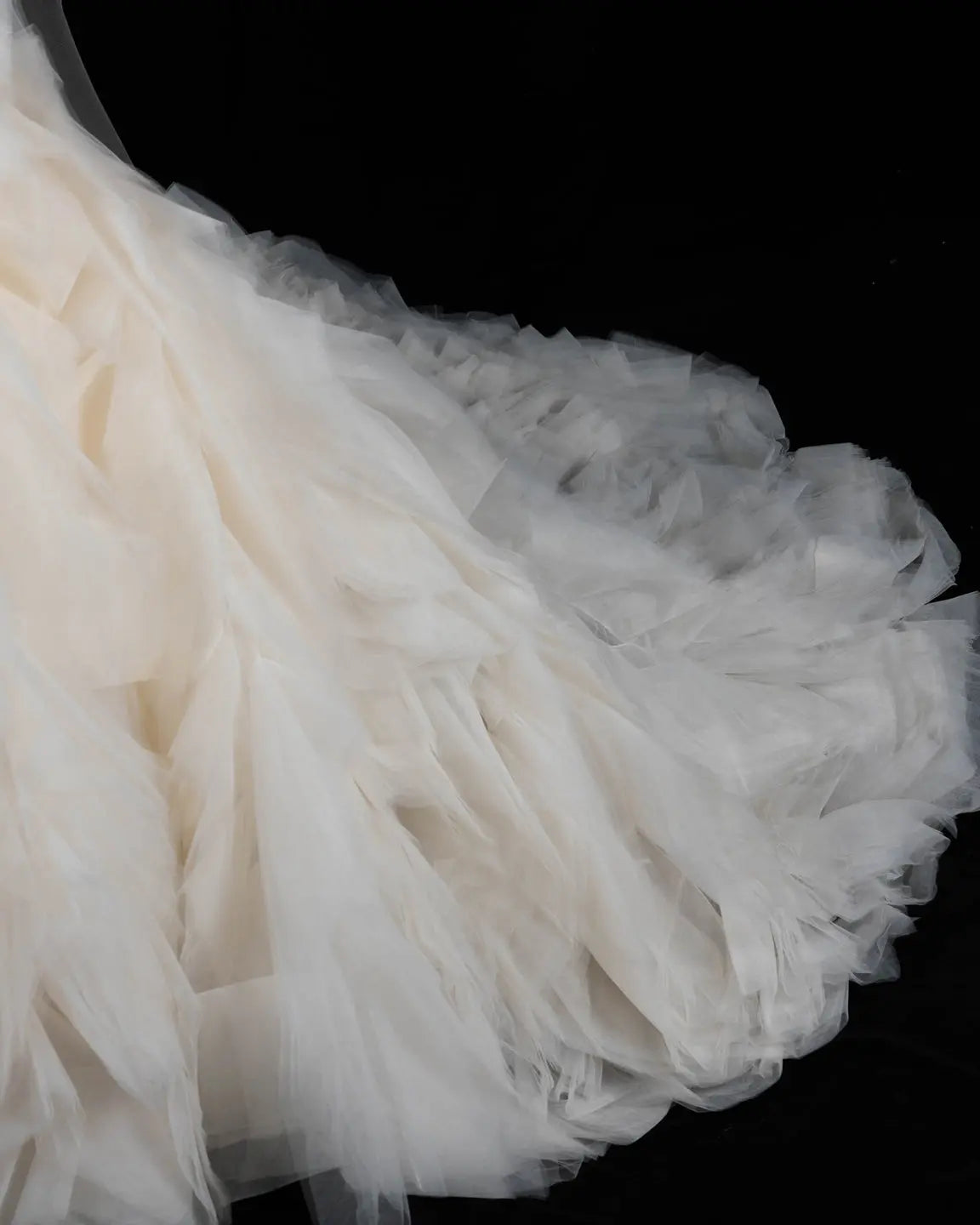 Off White Long Sleeve Lace Mermaid Wedding Dress-4