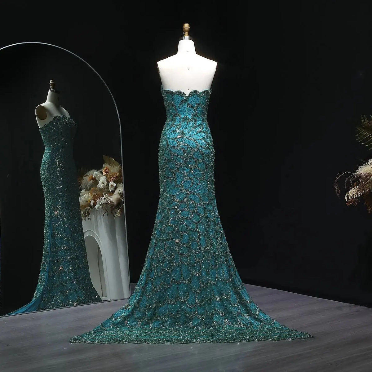 dark green strapless dress To be the focus in your prom party? Suzhoufashion Strapless Dark Green Homecoming