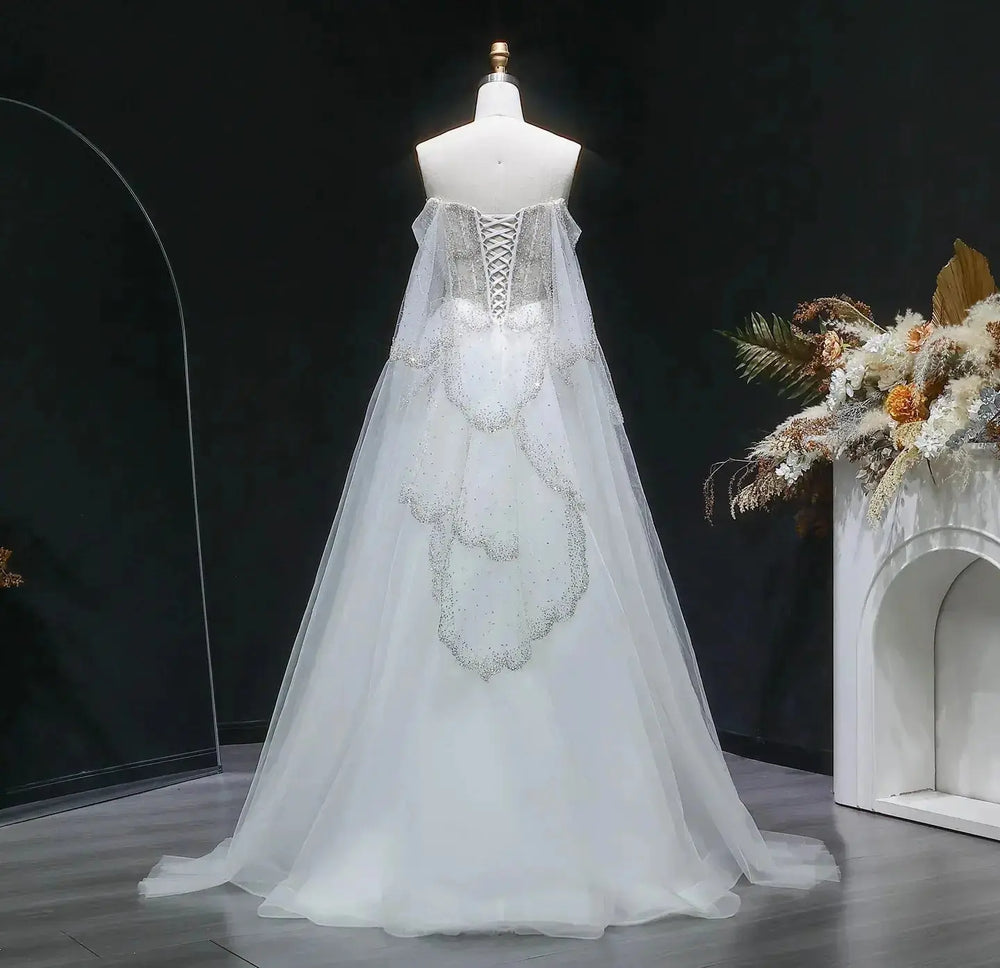 Ultimate Medieval Princess Dress with Cape Sleeves SS215 