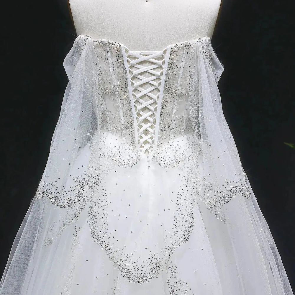 Ultimate Medieval Princess Dress with Cape Sleeves SS215 