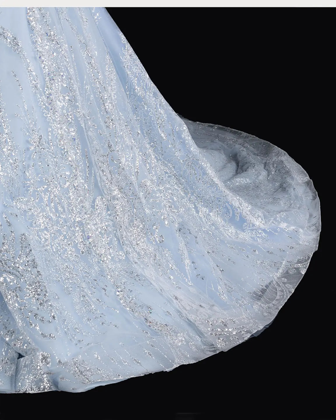 Pink Off Shoulder Crystal Ball Gown Wedding Dress SW609-25