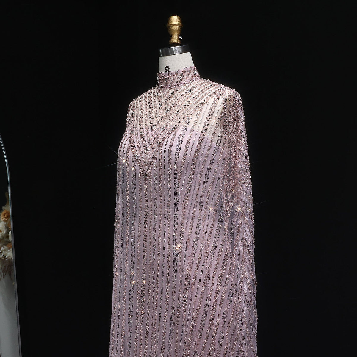 Luxury Dubai Kaftan Arabic 2 Pieces Evening Dress SS691