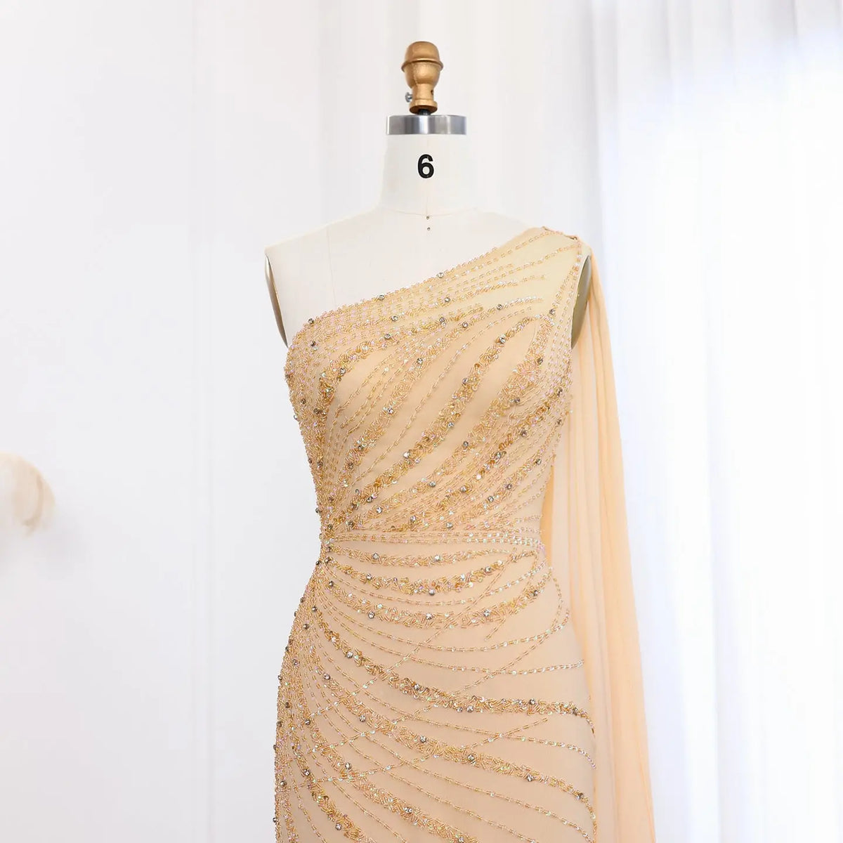 Luxury Feather Turquoise One Shoulder Evening Dress SS498 - SHARONSAID Luxury Feather Turquoise One Shoulder Evening Dress SS498 - SHARONSAID