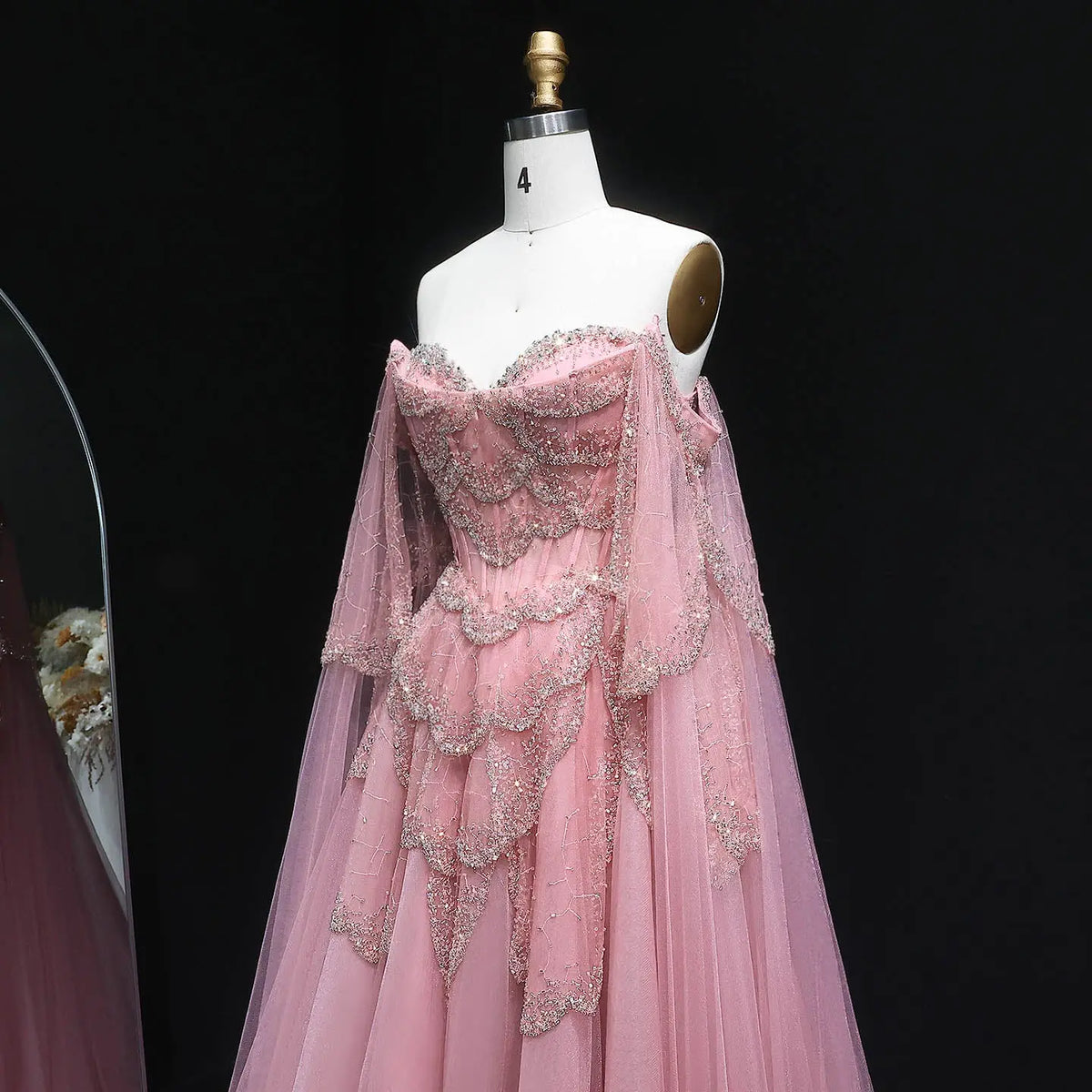 Fancy Red Dresses Formal Dress with Cape Sleeves Red Fairy Evening Gown Off Shoulder SS215 SHARONSAID Fancy Red Dresses Formal Dress with Cape Sleeves Red Fairy Evening Gown Off Shoulder SS215 SHARONSAID