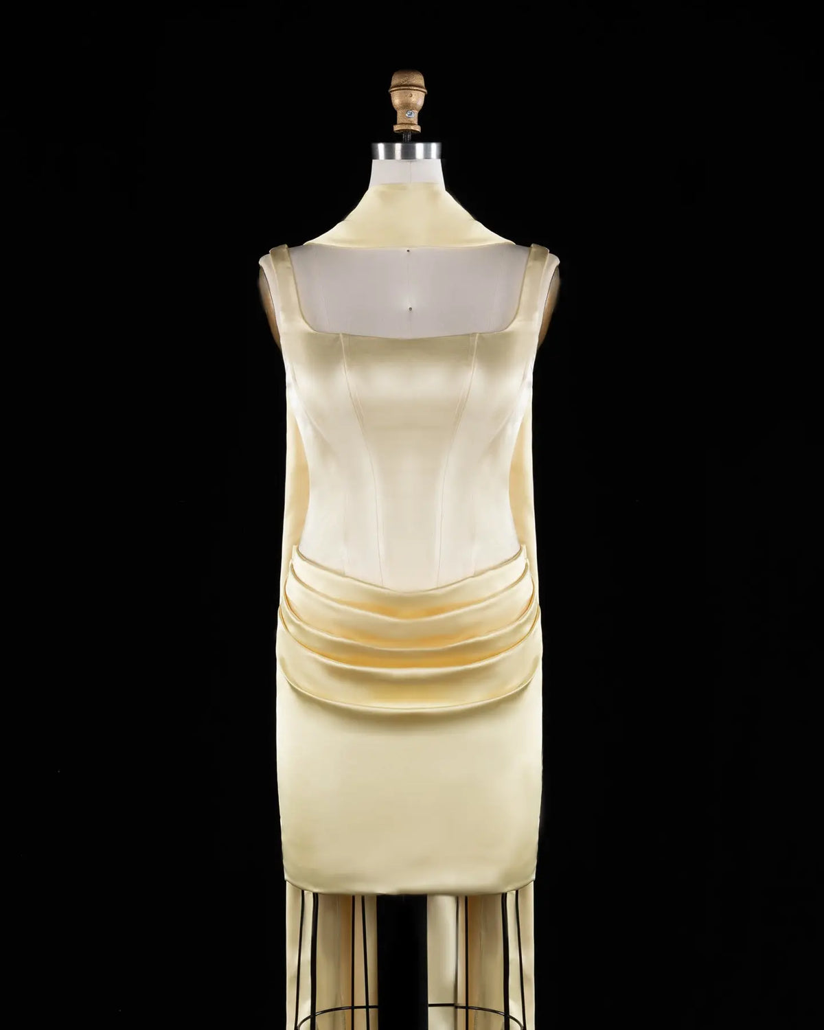 Yellow Corset Bustier Bodycon Homecoming Dress RM255