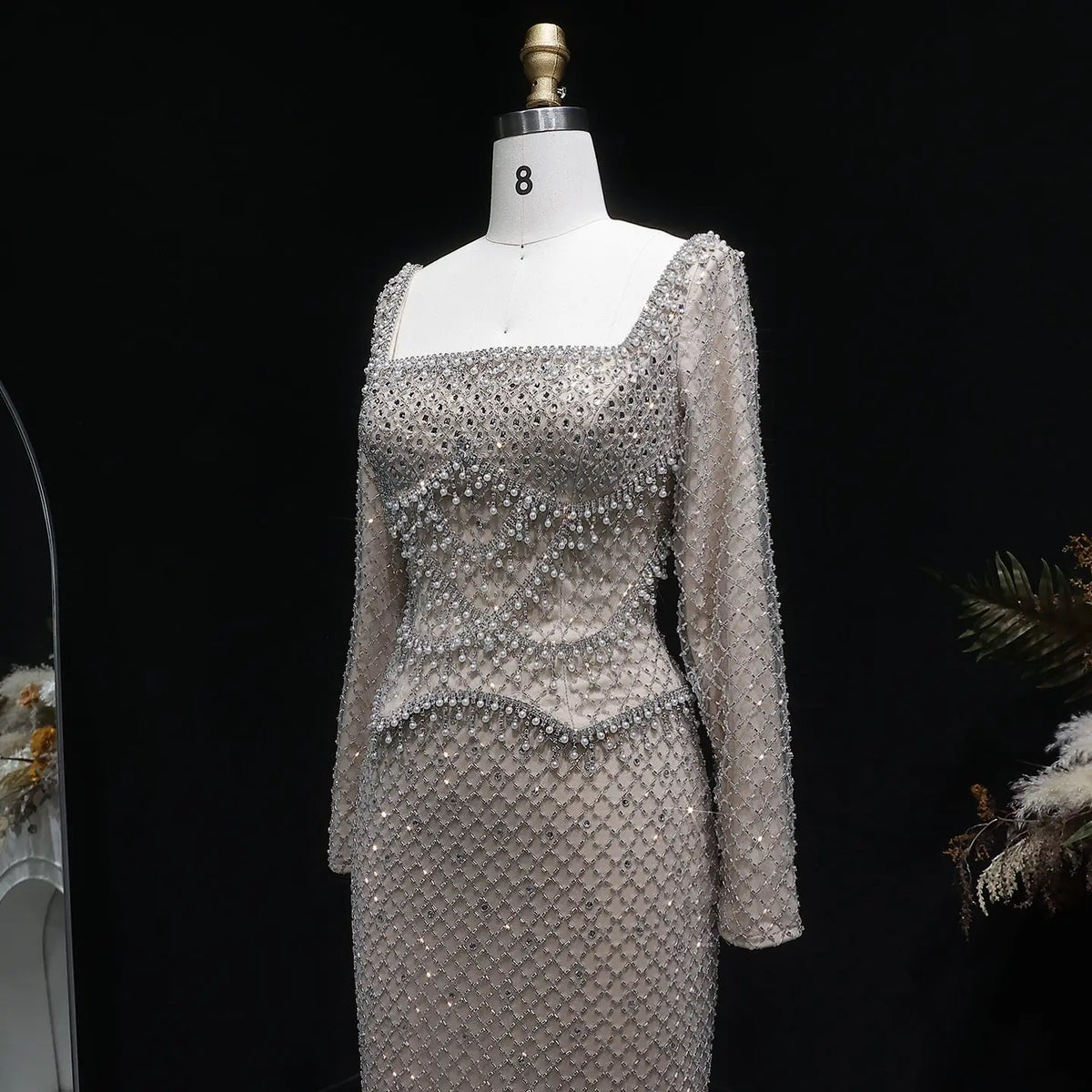 cocktail dress in dubai Arabic Dubai Style Pink Pink sequin cocktail dress - 2019 Knee Length Formal Club Wear for Homecoming, Prom, and Parties