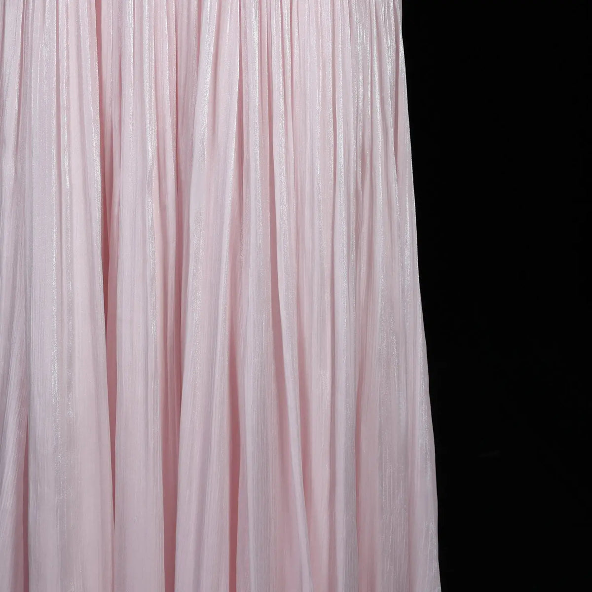 Rust Red Sequin Evening Gown Pleated Dress SS325-10