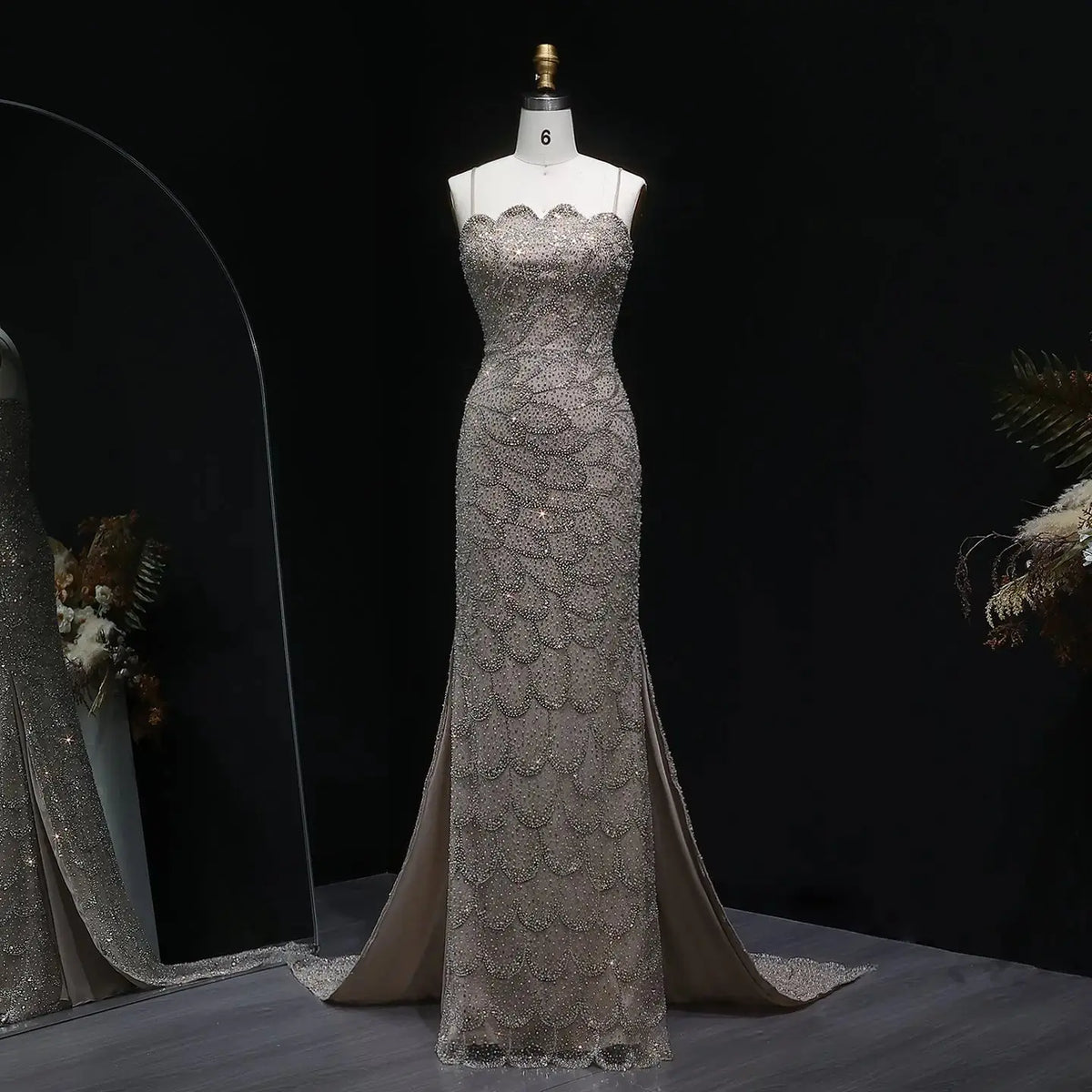 Elegant Strapless Emerald Green Evening Dress SS601 Elegant Strapless Emerald Green Evening Dress SS601