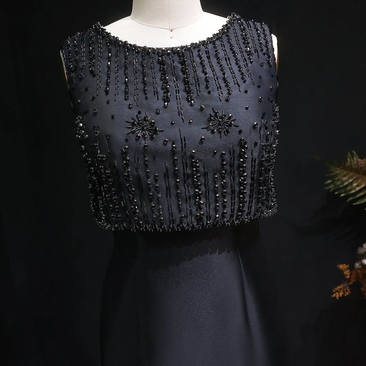 Luxury Rhinestones Silver Midi Evening Dress SS277 
