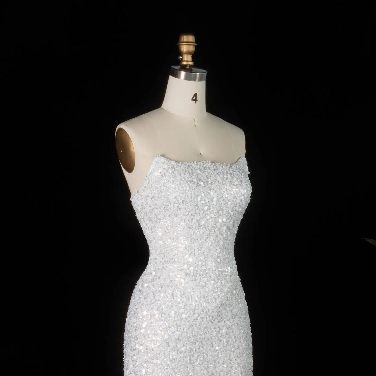 short sequin wedding dress Embellished Corset Tulle Tabu Formal and Bridal The dress comes with a dramatic Clara | Sparkly Short Wedding