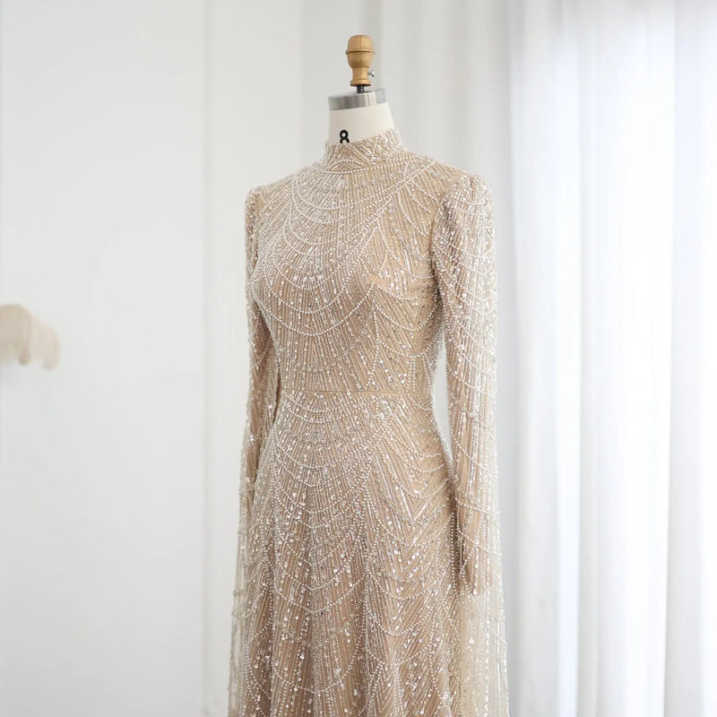 Elegant Long Sleeve Evening Dresses SHARONSAID Elegant Long Sleeve Evening Dresses SHARONSAID