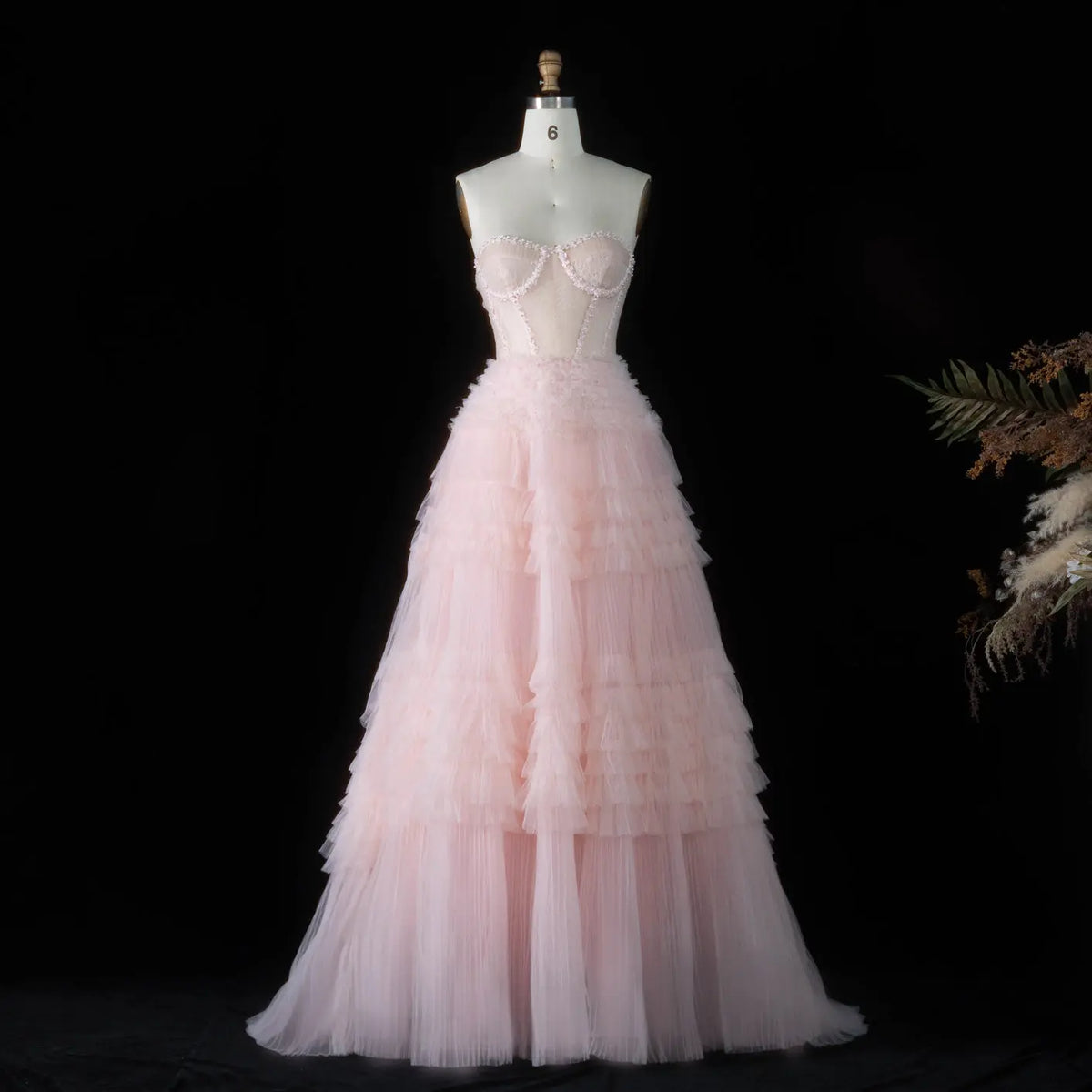 Elegant Sweetheart Ball Gown Blue Evening Dress SS553