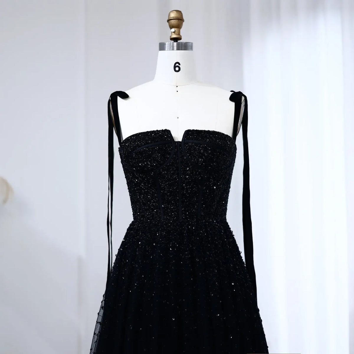 Luxury Beaded Red Evening Dresses with Straps SS263 