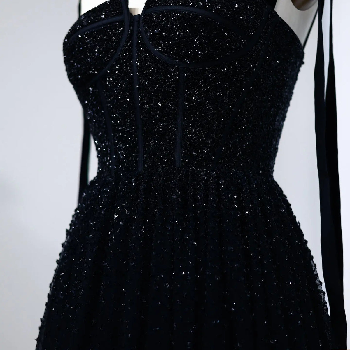 Luxury Beaded Red Evening Dresses with Straps SS263 