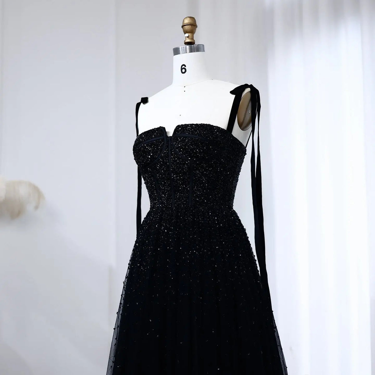 Luxury Beaded Red Evening Dresses with Straps SS263 