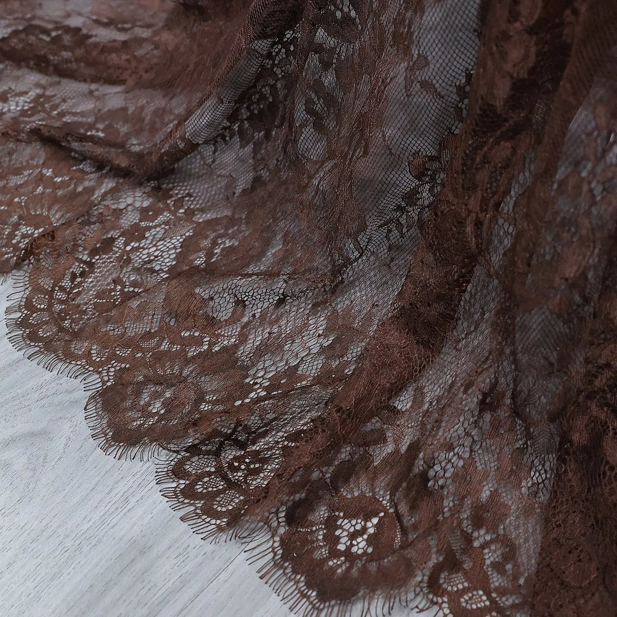 Elegant Lace Black Dress with Gloves SF017 