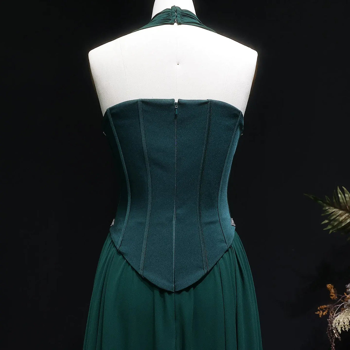 dark green fitted dress Perfect Sensation Dark Green Mesh Ruched Puff Sleeve Mini Dress