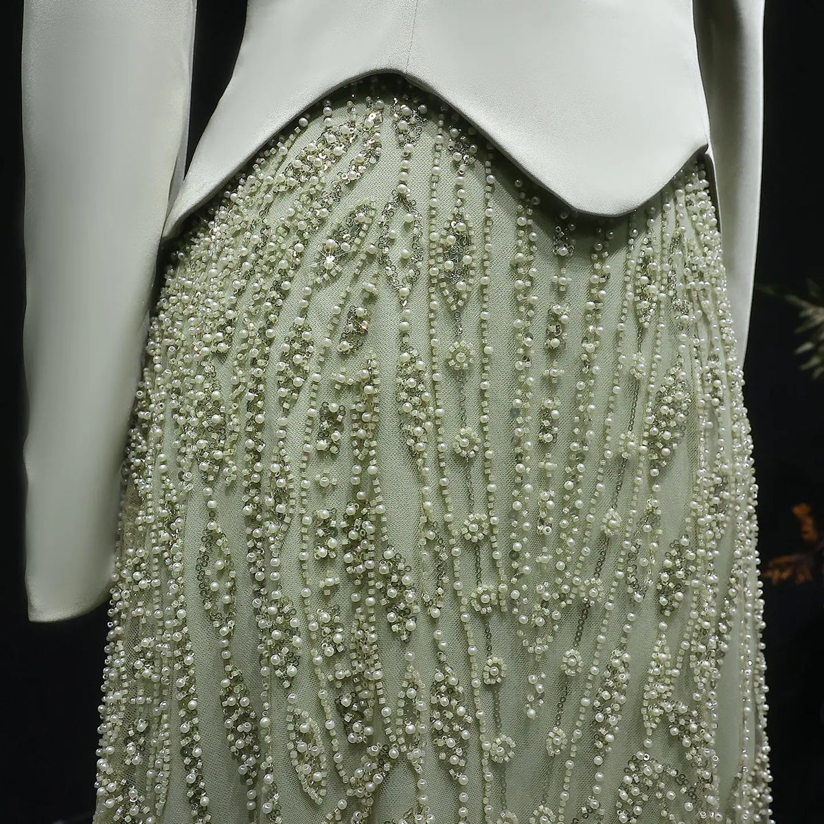 Glamorous Modest Hijab-Style Green Sequin Evening Dress SS613 Glamorous Modest Hijab-Style Green Sequin Evening Dress SS613