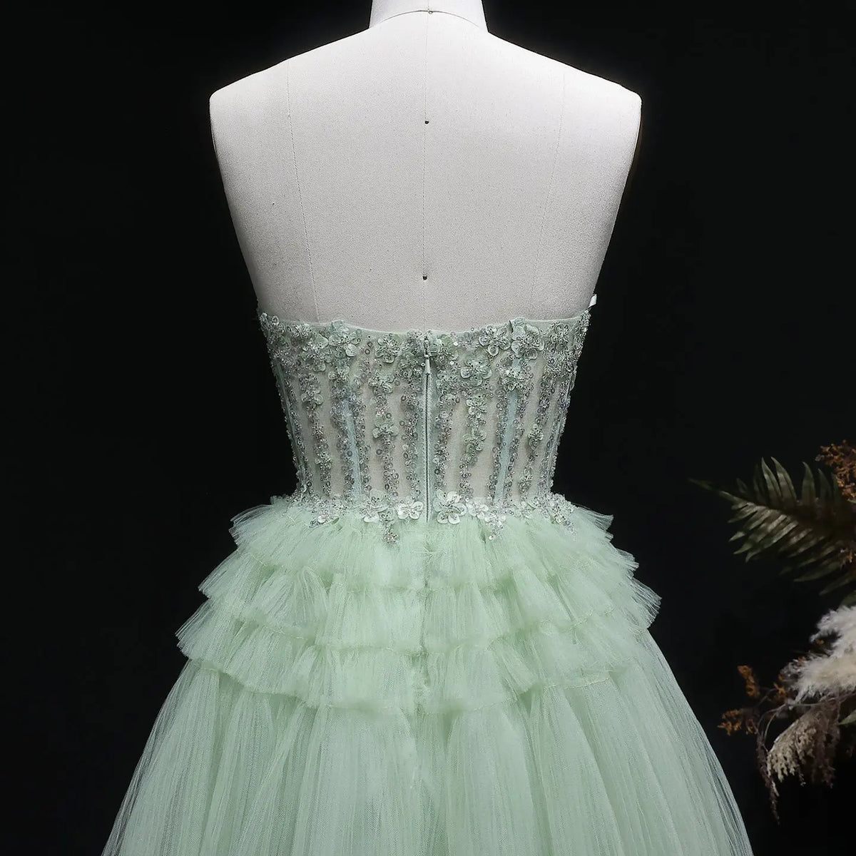 Elegant Mint Green Strapless Deep V Rhinestone A-Line Homecoming Dress – SHARONSAID Elegant Mint Green Strapless Deep V Rhinestone A-Line Homecoming Dress – SHARONSAID