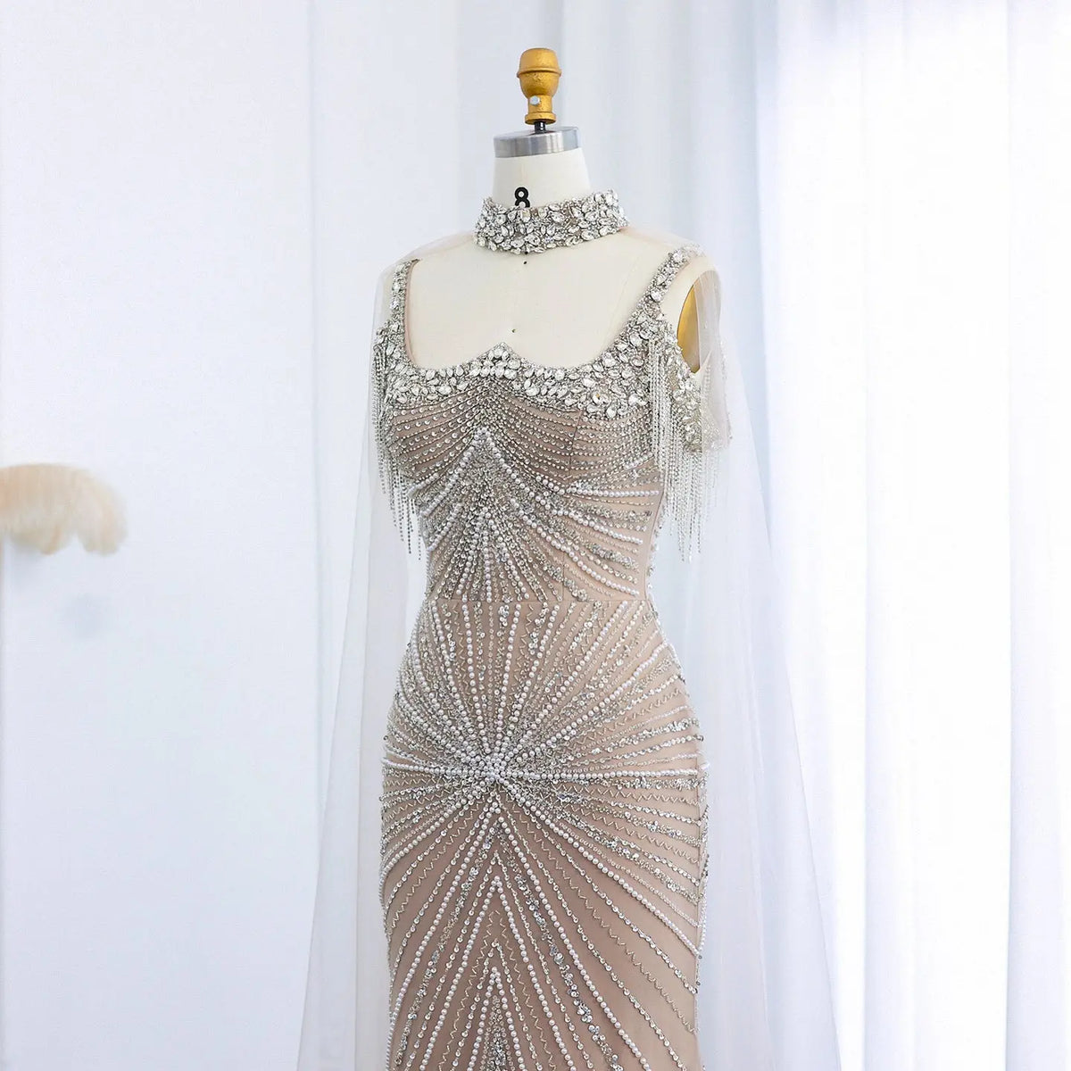 tassel silver dress Silver Petite Embellished And Beaded Tassel Woven Mini Dress