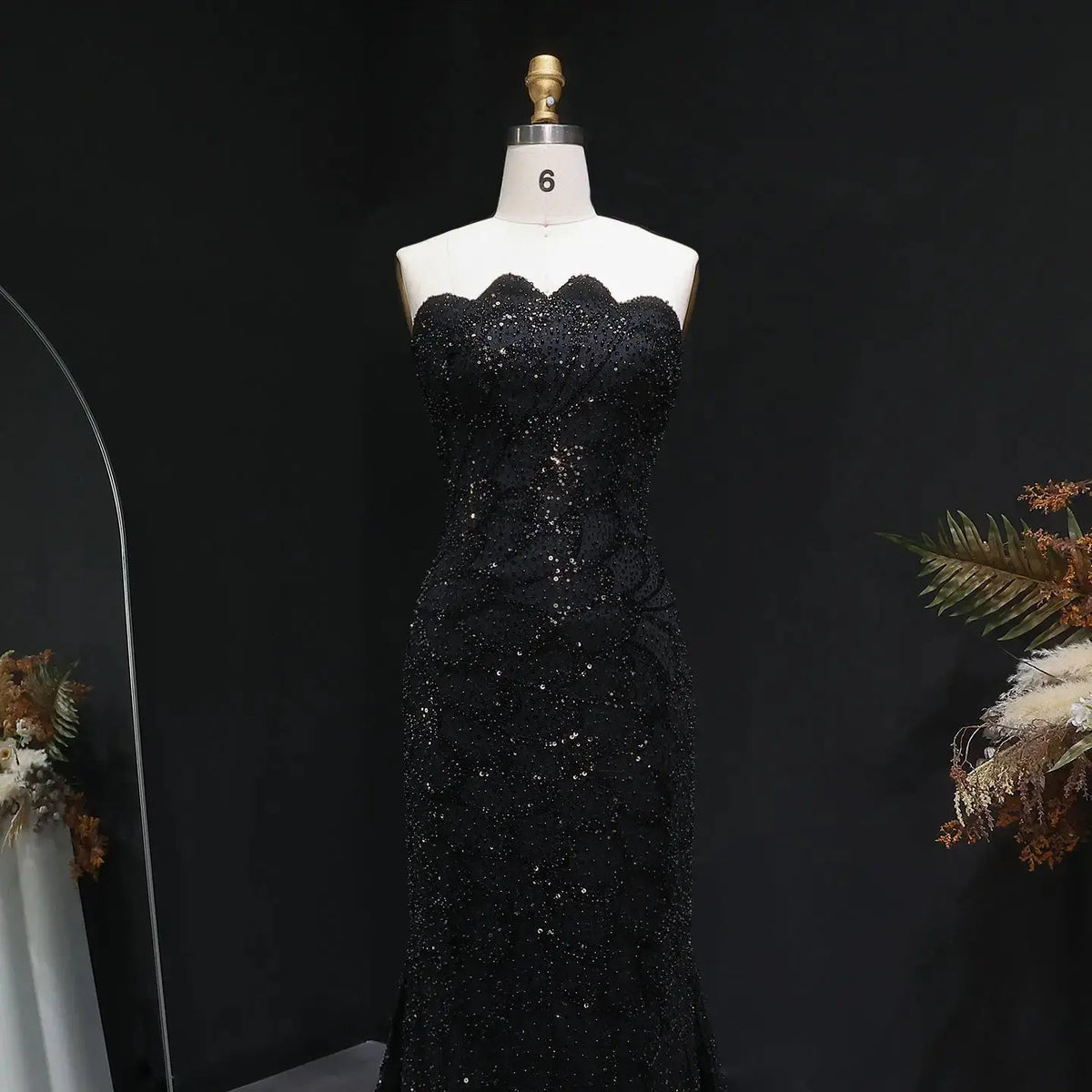 Elegant Strapless Emerald Green Evening Dress SS601 Elegant Strapless Emerald Green Evening Dress SS601