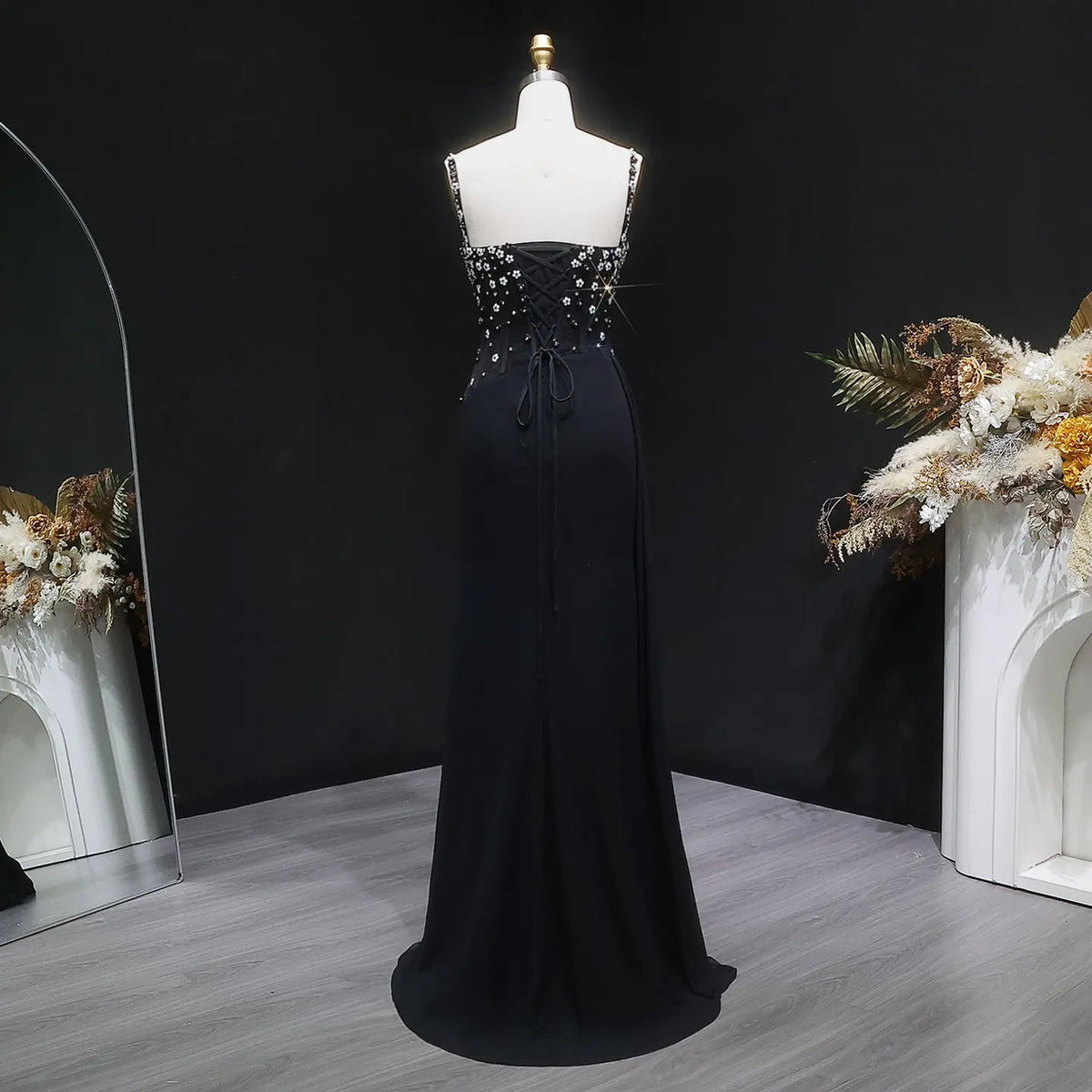 black corset ruched dress Stacees Strapless Ruched Corset Hotfix Crystal Ruffle Homecoming Dress Short Mini