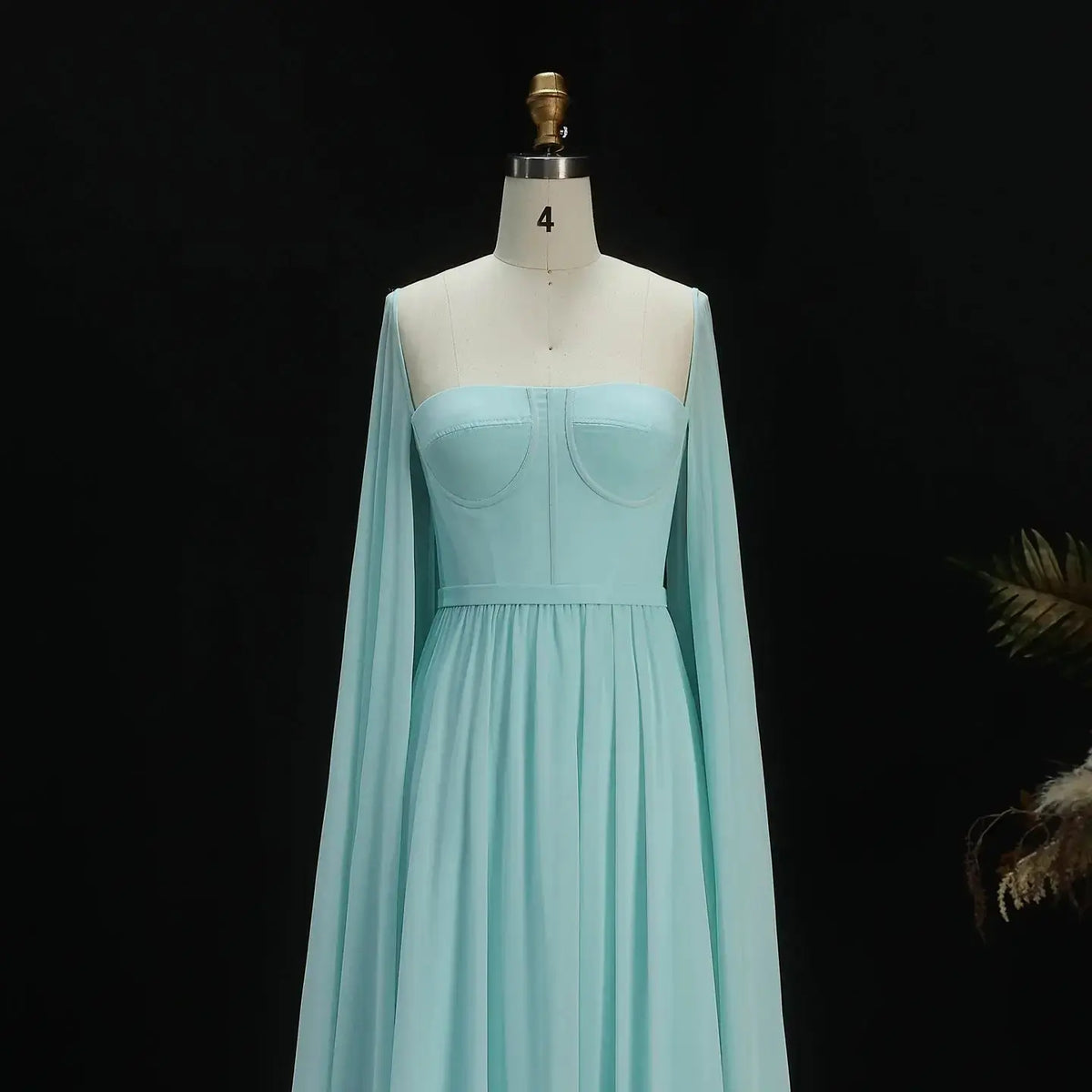 Final Sale Elegant Lemon Yellow Evening Dress with Cape Sleeves SF076 Final Sale Elegant Lemon Yellow Evening Dress with Cape Sleeves SF076