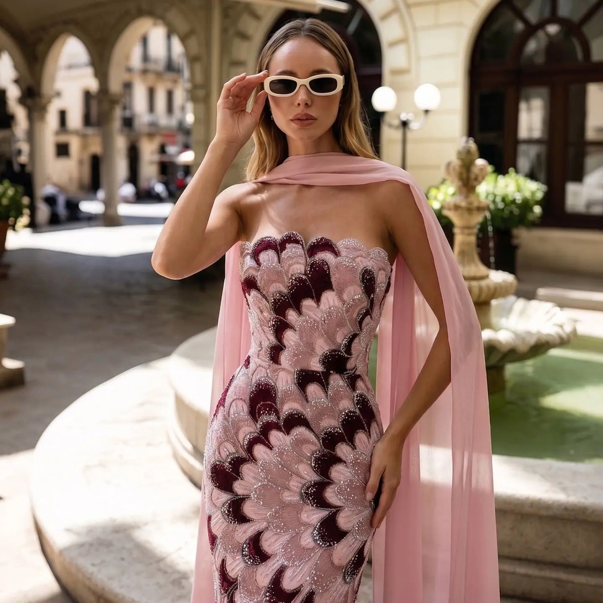 pink bodycon wedding guest dress Uscallm Women's Plus Size Sleeveless Bodycon Maxi Dress Round Neck Solid Elegant Formal Long Travel Dresses Summer Casual Wedding Guest Graduation