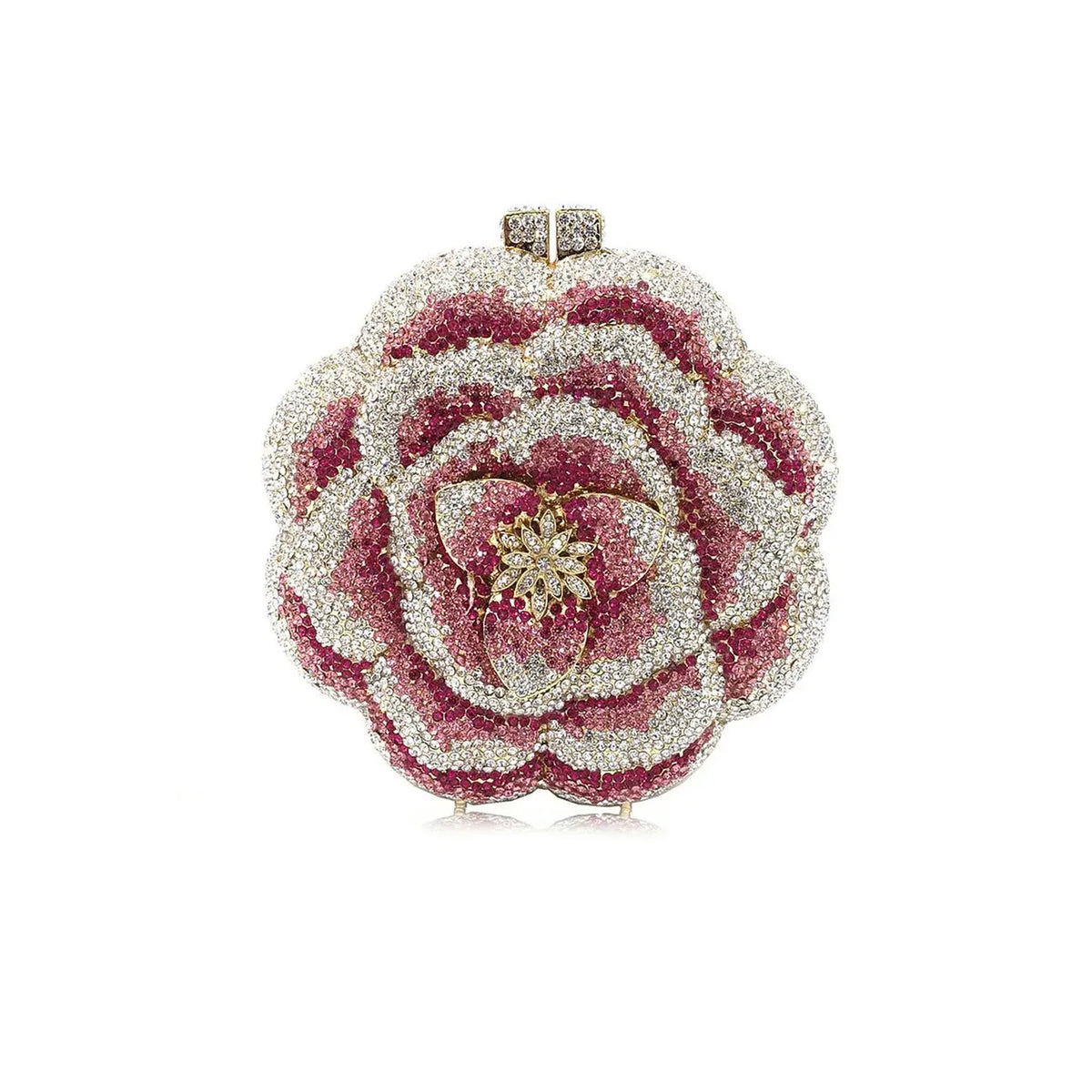 Diamond 3D Flower Clutch Evening Bag HB006 