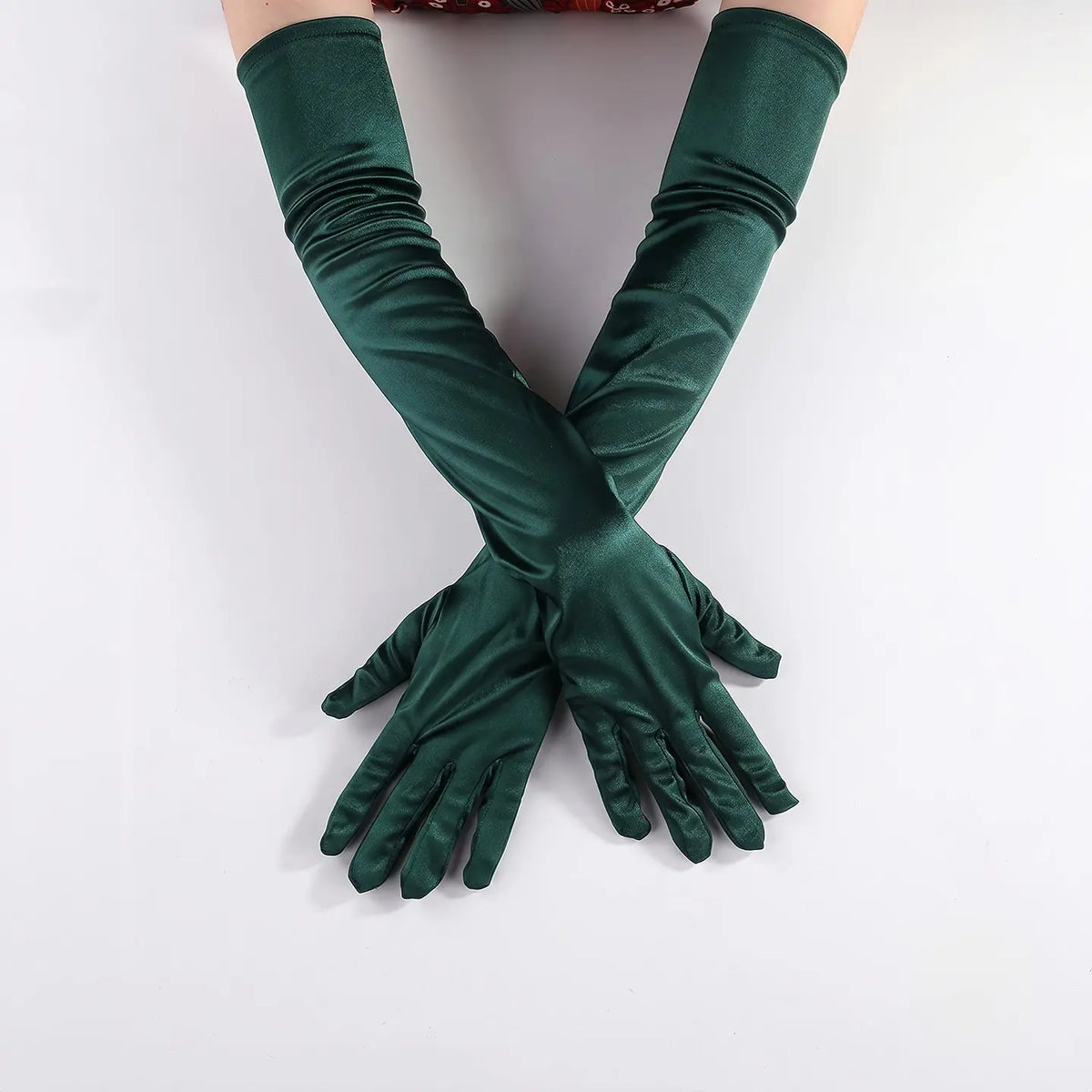 Long Satin Weeding Gloves  Bridal Prom  Accessories GL003-11