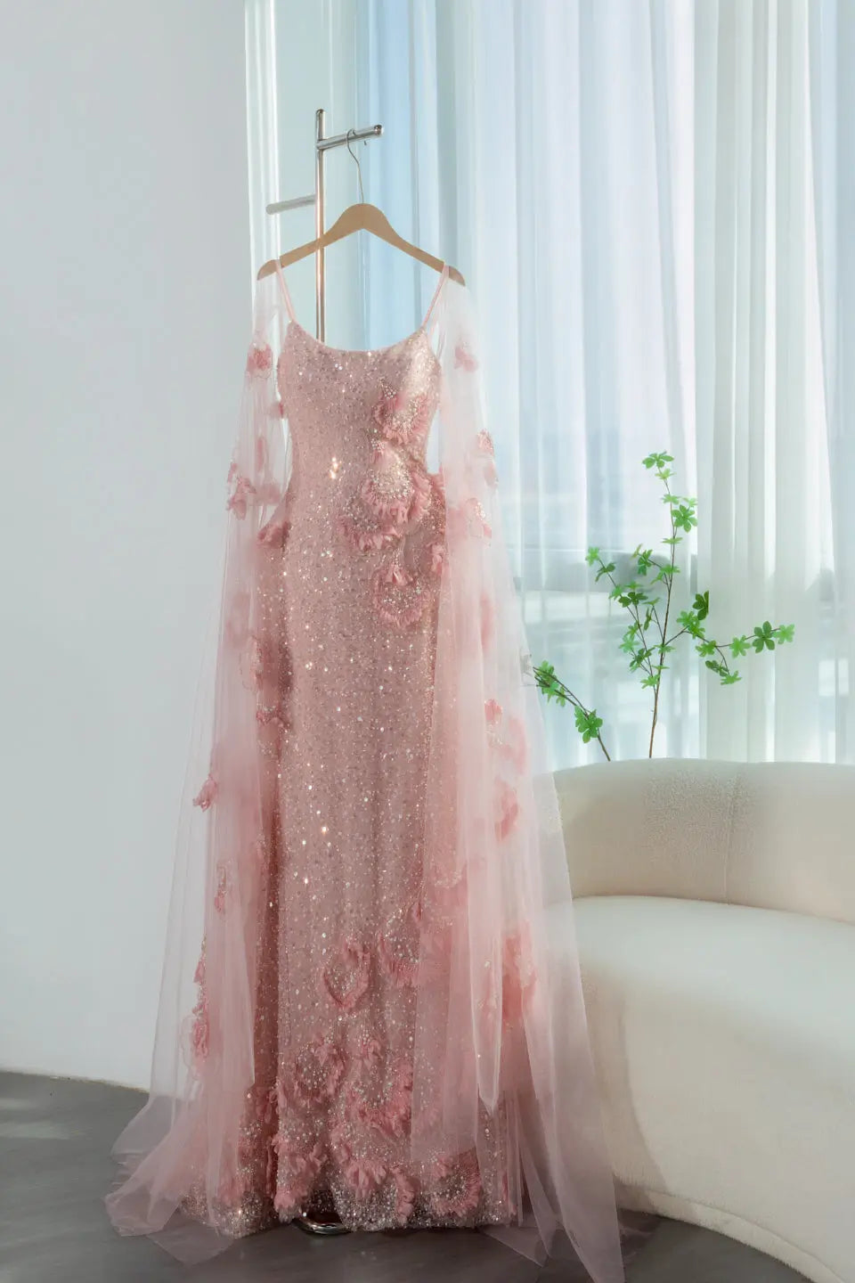 pink see through dress pink sheer dress Fairytale Dream Sheer Sleeve Mini Dress Rose