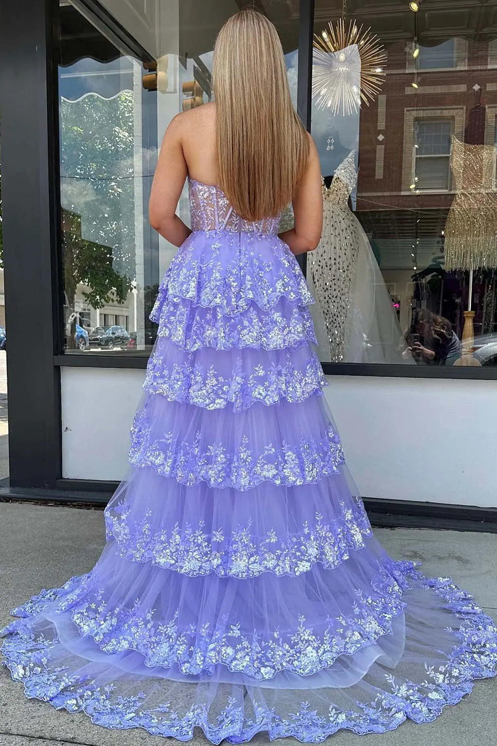 Vibrant Navy Blue Ruffles One shoulder Prom Dress with High Slit SH156 SHARONSAID Vibrant Navy Blue Ruffles One shoulder Prom Dress with High Slit SH156 SHARONSAID