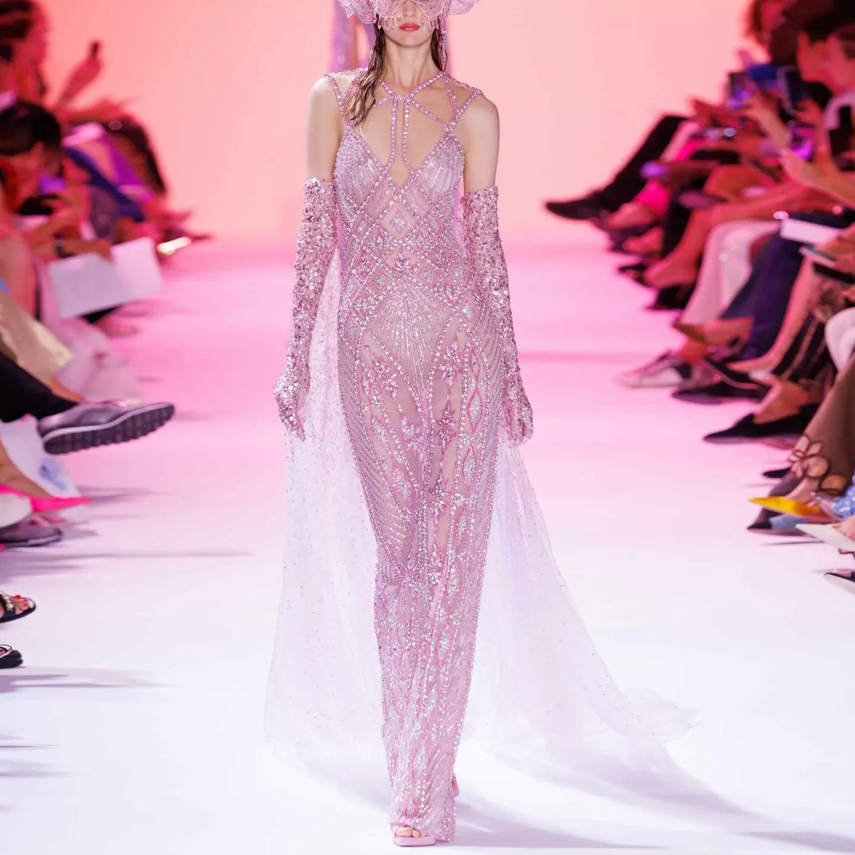 Final Sale Lilac Evening Dress with Gloves Cape Sleeves SS437 Final Sale Lilac Evening Dress with Gloves Cape Sleeves SS437