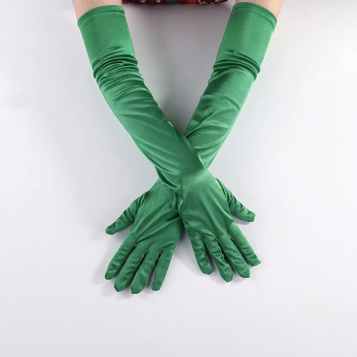 Long Satin Weeding Gloves  Bridal Prom  Accessories GL003-4