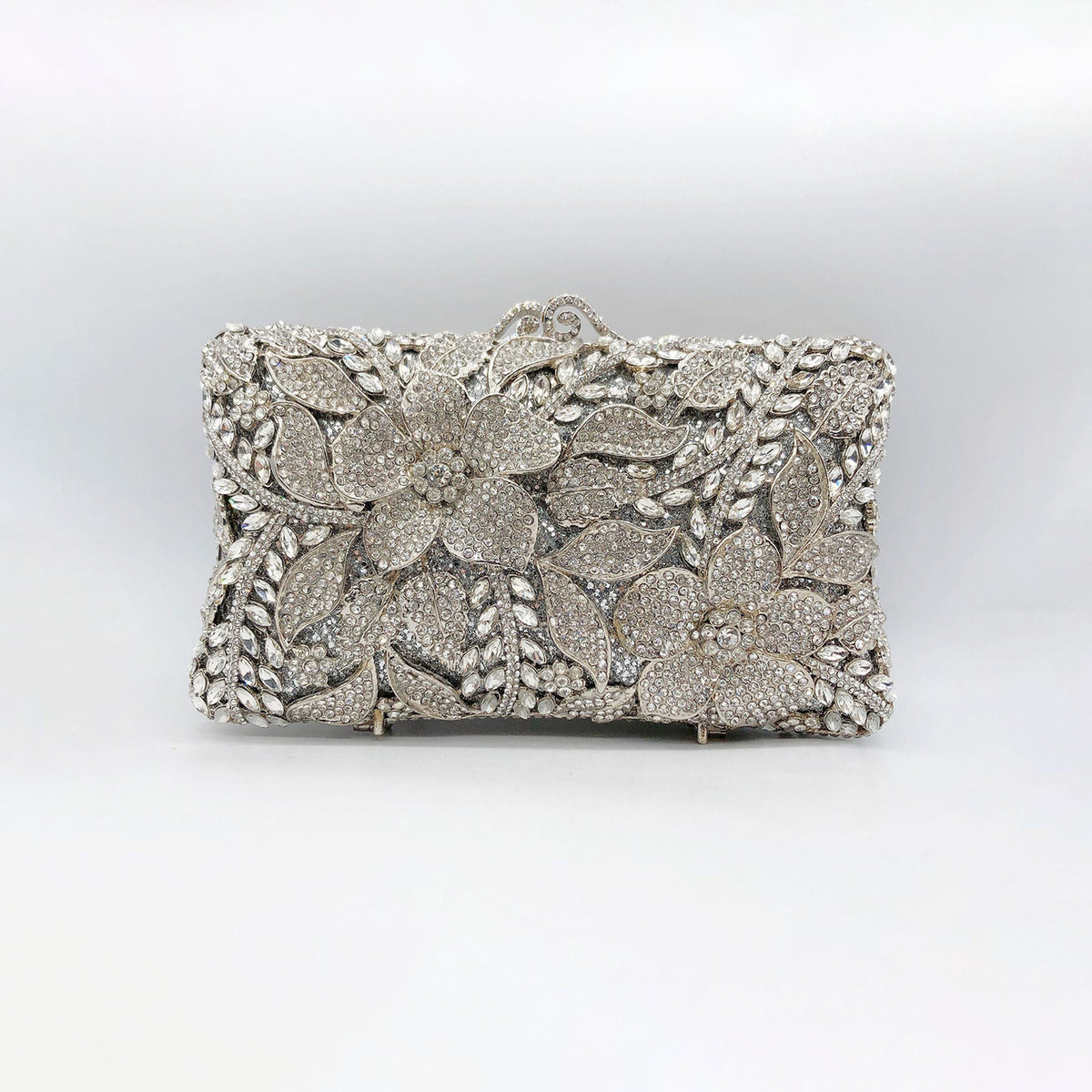 floral Diamond Evening Clutch 